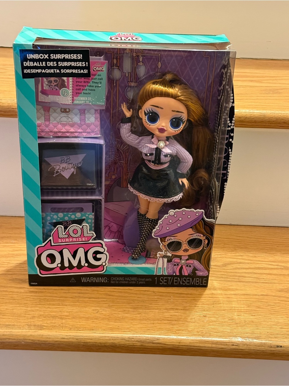 Nwt L.O.L. Surprise! OMG Doll Fashion Set - Purple & Black lol surprise